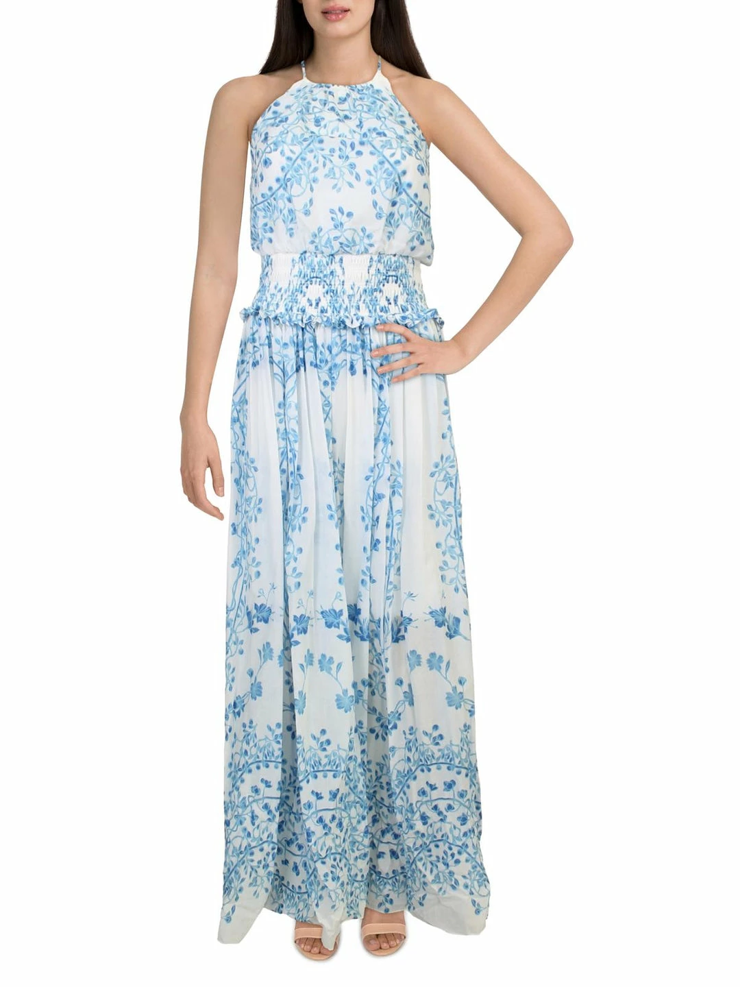 Hot Sale ๐ BCBGMAXAZRIA ๐ฉ Womens Sundress Maxi Halter ๐ Dress ๐ 3 Hot Sale ๐ BCBGMAXAZRIA ๐ฉ Womens Sundress Maxi Halter ๐ Dress ๐