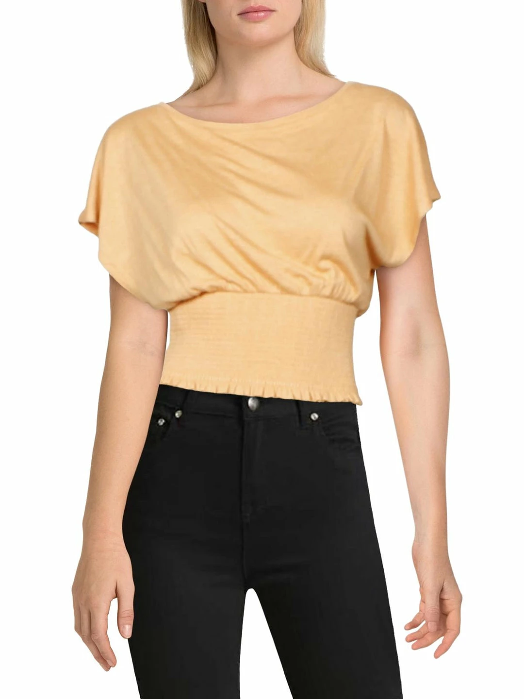 Cheapest ๐ BCBGMAXAZRIA ๐ฉ Womens Smocked Solid Top ๐ฅฐ 3 Cheapest ๐ BCBGMAXAZRIA ๐ฉ Womens Smocked Solid Top ๐ฅฐ