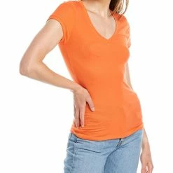 Best Sale 😀 BCBGMAXAZRIA Rib T-Shirt for 👩 women 🎁