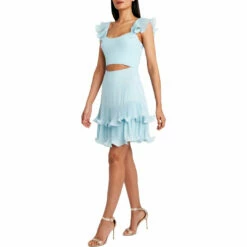 Outlet ⌛ BCBGMAXAZRIA 👩 Womens Chiffon Cut Out Mini 👗 Dress 😍 -Bcbgmaxazria Sales Store 09aa55b4288d4640b9a638c3ce4308f3 1080x