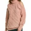 Flash Sale 😉 BCBGMAXAZRIA Turtleneck Wool-Blend Sweater for 👩 women ✔️