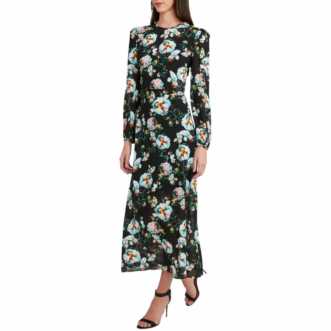 Promo 🛒 BCBGMAXAZRIA 👩 Womens Floral Long Maxi 👗 Dress ⌛ 5 Promo 🛒 BCBGMAXAZRIA 👩 Womens Floral Long Maxi 👗 Dress ⌛ - Image 3
