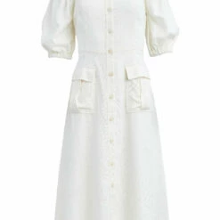 Best Sale 🧨 BCBGMAXAZRIA 👩 Womens Linen Blend Puff Sleeves Shift 👗 Dress ❤️ -Bcbgmaxazria Sales Store 0dd7f4fe1cef4fa5abadf7599fc4a066 1080x