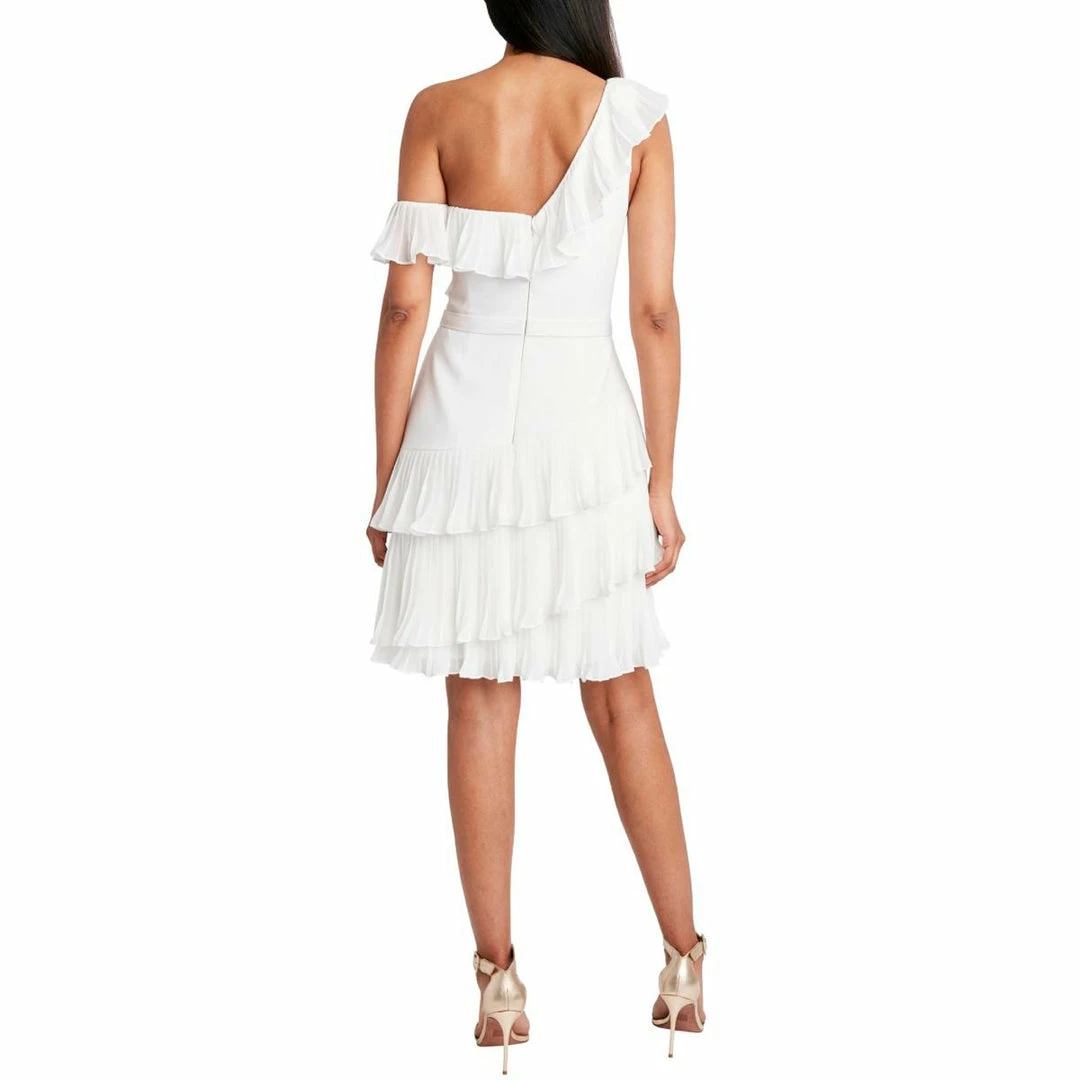 Top 10 ❤️ BCBGMAXAZRIA Jordan 👩 Womens One Shoulder Ruffled Evening 👗 Dress 😀 4 Top 10 ❤️ BCBGMAXAZRIA Jordan 👩 Womens One Shoulder Ruffled Evening 👗 Dress 😀 - Image 2