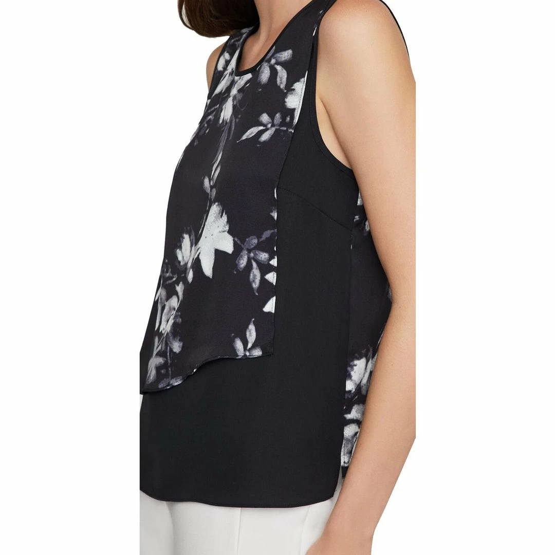 Coupon 🔥 BCBGMAXAZRIA 👩 Womens Floral Layered Blouse ❤️ 5 Coupon 🔥 BCBGMAXAZRIA 👩 Womens Floral Layered Blouse ❤️ - Image 3