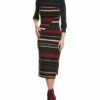 Discount ✔️ BCBGMAXAZRIA Striped Midi Sweaterdress for 👩 women ⭐
