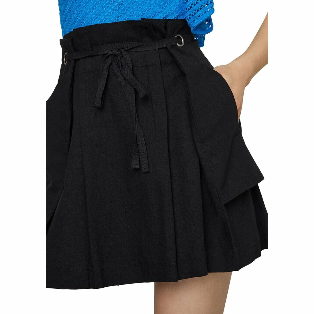 Cheap 🛒 BCBGMAXAZRIA 👩 Womens Linen Blend Pleated 👗 Skirt 😀 5 Cheap 🛒 BCBGMAXAZRIA 👩 Womens Linen Blend Pleated 👗 Skirt 😀 - Image 3