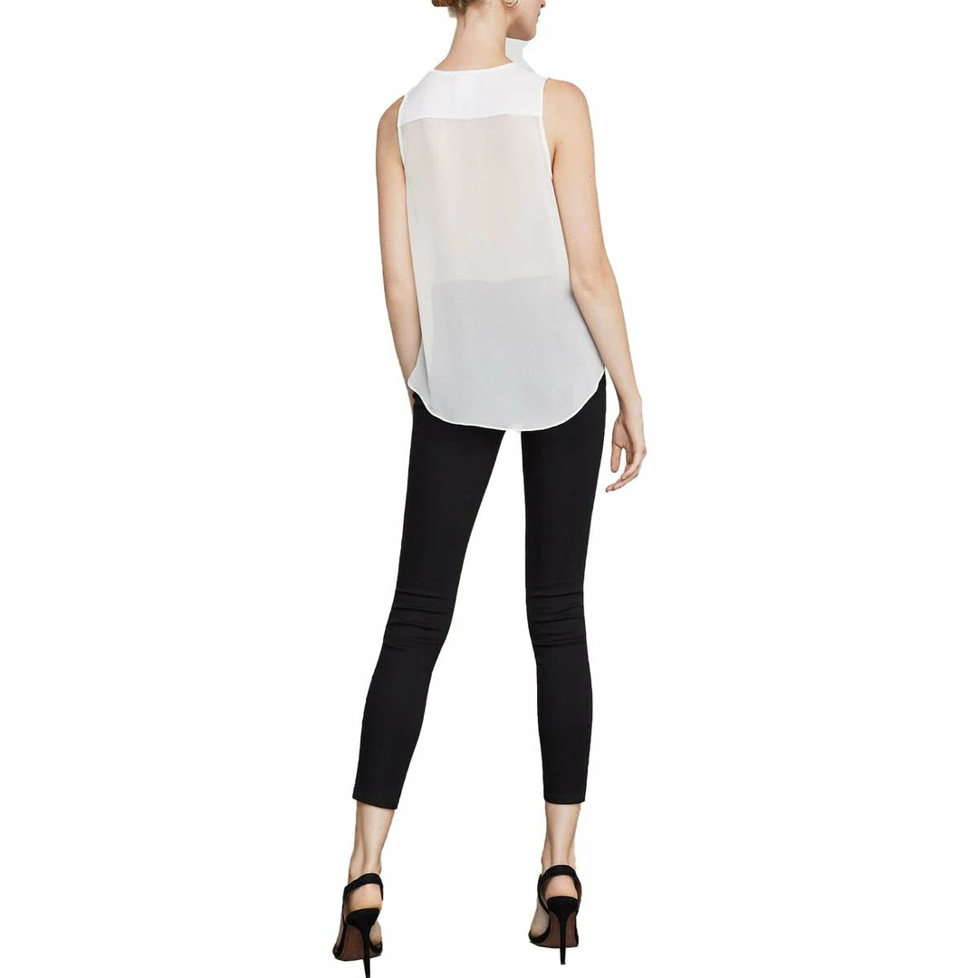 Budget ✨ BCBGMAXAZRIA 👩 Womens Hi-Low Sheer Tank Top 🤩 4 Budget ✨ BCBGMAXAZRIA 👩 Womens Hi-Low Sheer Tank Top 🤩 - Image 2
