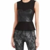 Deals 🧨 BCBGMAXAZRIA 👩 Womens Faux Leather Bustier Blouse ⌛