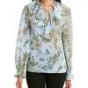 Top 10 🎉 BCBGMAXAZRIA 👩 Womens Metallic Floral Blouse 🥰