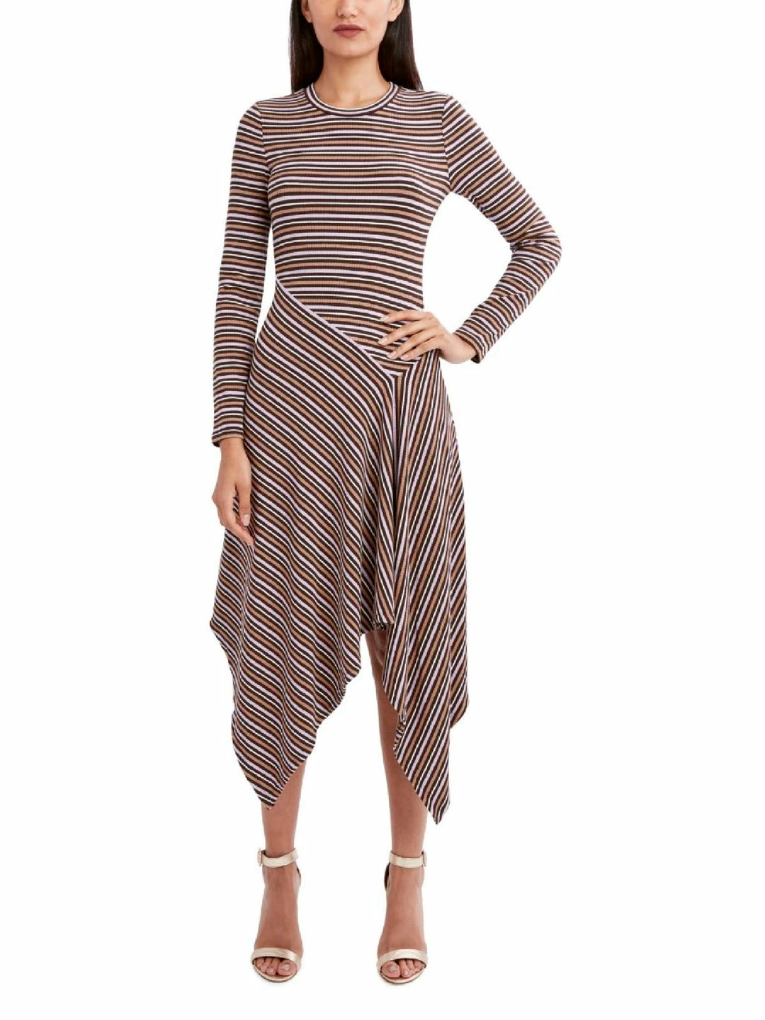 Cheap 🤩 BCBGMAXAZRIA 👩 Womens Striped Midi Sweaterdress 🎉 3 Cheap 🤩 BCBGMAXAZRIA 👩 Womens Striped Midi Sweaterdress 🎉