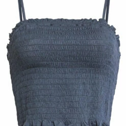 Cheapest 😍 BCBGMAXAZRIA 👩 Womens Smocked Ruffled Tank Top 🛒