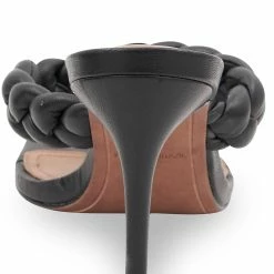 Outlet 😀 BCBGMaxazria BELLA BLACK LEATHER BRAIDED 🩴 SANDAL HEEL for 👩 women 🥰 -Bcbgmaxazria Sales Store 3694a653aff74a17bfc1a20136e784e2 1080x