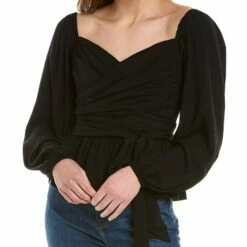 Deals 😀 BCBGMAXAZRIA Woven Top for 👩 women 🔥