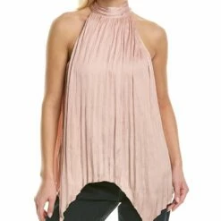 Wholesale 🤩 BCBGMAXAZRIA Pleated Halter Top for 👩 women 🥰