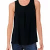 Promo 😀 BCBGMAXAZRIA 👩 Womens Pleated Sleeeless Tank Top 🌟