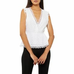 Best deal 😉 BCBGMAXAZRIA 👩 Womens Eyelet Sleeveless Tank Top 🤩 -Bcbgmaxazria Sales Store 48b1cffff2414785acd8f8ae9e1dfa0b 1080x