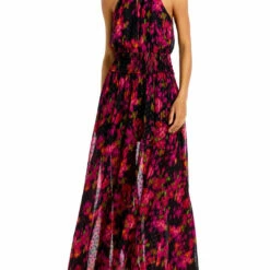 Promo 🔔 BCBGMAXAZRIA 👩 Womens Keyhole Long Maxi 👗 Dress 😀