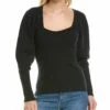 Cheapest ✨ BCBGMAXAZRIA SquarevNeck Sweater for 👩 women ⌛
