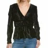 New 💯 BCBGMAXAZRIA Velour Blouse for 👩 women 🔥