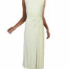 Promo ⭐ BCBGMAXAZRIA 👩 Womens Cap Sleeve Long Wrap 👗 Dress 👍