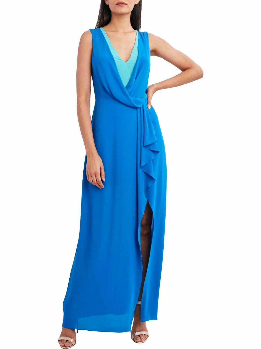Wholesale ๐ฅฐ BCBGMAXAZRIA ๐ฉ Womens Chiffon Faux Wrap Evening ๐ Dress โ 3 Wholesale ๐ฅฐ BCBGMAXAZRIA ๐ฉ Womens Chiffon Faux Wrap Evening ๐ Dress โ