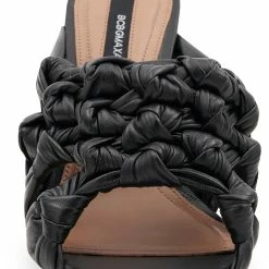 Cheap 👍 BCBGMaxazria DORI BLACK KNOTTED LEATHER 🩴 SANDAL HEEL for 👩 women 🎉 -Bcbgmaxazria Sales Store 563fe3c00a8f44f6bf8d653f9dbe91a0 1080x