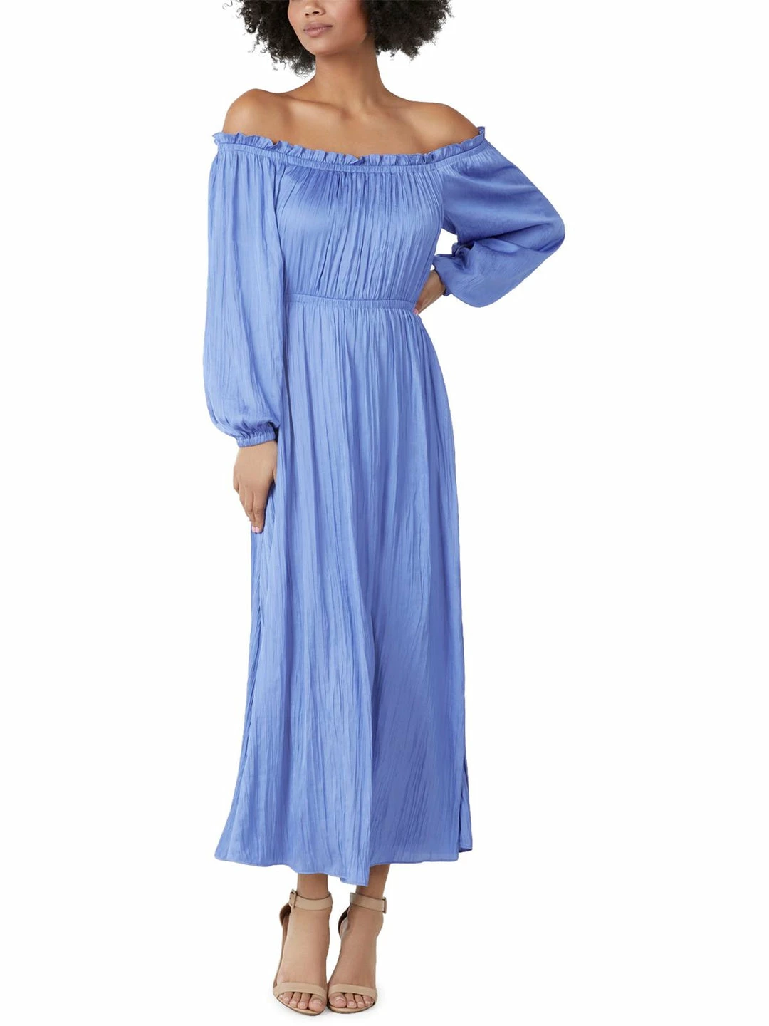 Brand new 🎁 BCBGMAXAZRIA 👩 Womens Ruffled Off The Shoulder Maxi 👗 Dress 🎉 6 Brand new 🎁 BCBGMAXAZRIA 👩 Womens Ruffled Off The Shoulder Maxi 👗 Dress 🎉 - Image 4