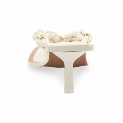 Cheapest 🎁 BCBGMaxazria MISTIA OPTIC WHITE LEATHER BRAIDED CHAIN 🩴 SANDAL HEEL for 👩 women 🥰 -Bcbgmaxazria Sales Store 5fc81a7444534b94a44591745c6f45fd 1080x