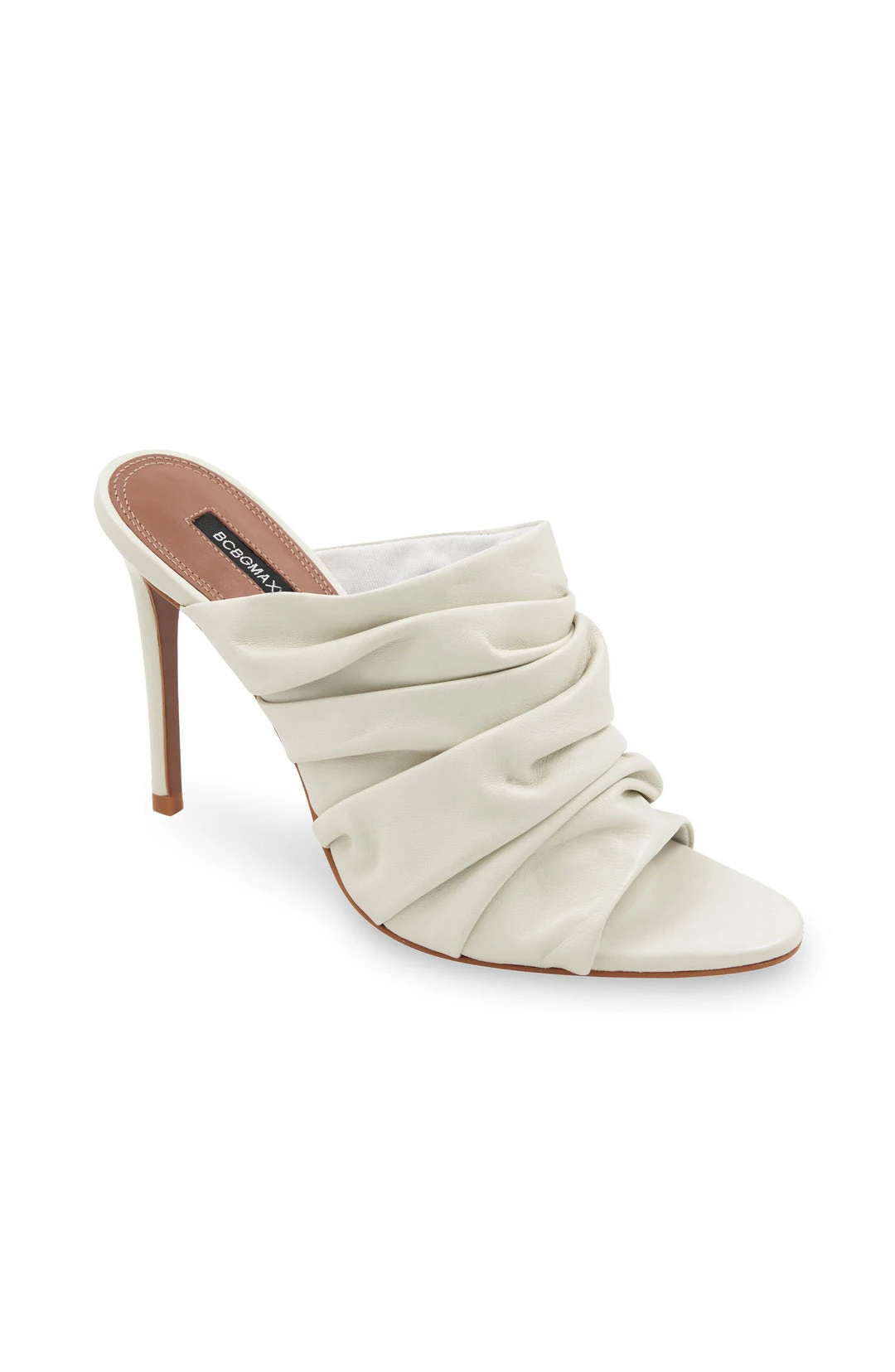 Deals ๐ BCBGMaxazria SARANI OPTIC WHITE RUCHED LEATHER HEEL MULE for ๐ฉ women ๐ฅ 3 Deals ๐ BCBGMaxazria SARANI OPTIC WHITE RUCHED LEATHER HEEL MULE for ๐ฉ women ๐ฅ