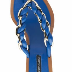 Best Sale 🔥 BCBGMaxazria MISTIA BLUE LEATHER BRAIDED CHAIN 🩴 SANDAL HEEL for 👩 women ❤️ -Bcbgmaxazria Sales Store 60a3451f5e59423ca6f1ea646251e898 1080x