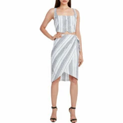 Wholesale 🌟 BCBGMAXAZRIA 👩 Womens Linen Blend Striped Midi 👗 Skirt ⭐ -Bcbgmaxazria Sales Store 62cdfa01421b473581ec42704e0227cb d839753e 8581 4715 9155 0917a20f17f6 1080x