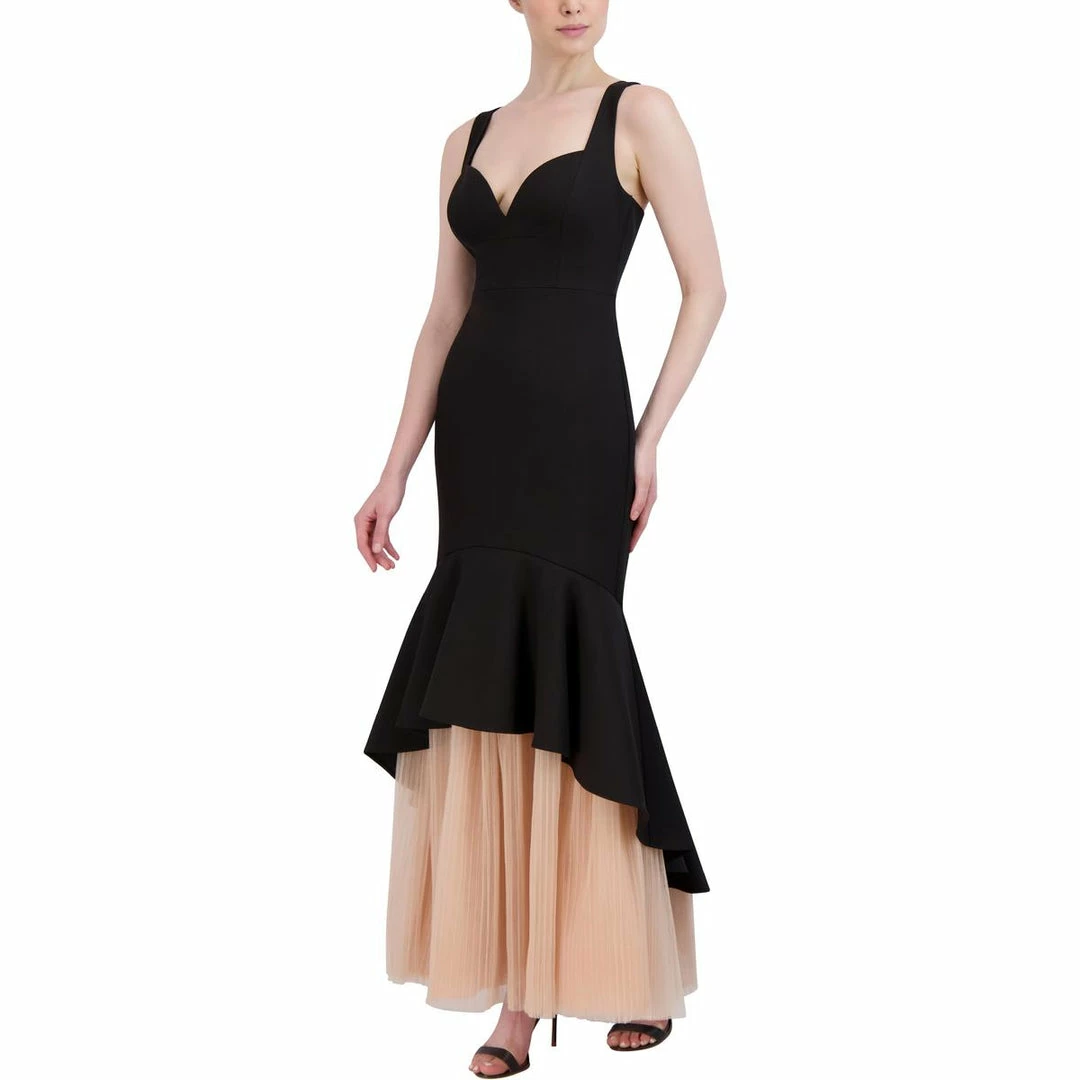 Promo ๐ BCBGMAXAZRIA ๐ฉ Womens Mixed Media Long Evening ๐ Dress ๐คฉ 5 Promo ๐ BCBGMAXAZRIA ๐ฉ Womens Mixed Media Long Evening ๐ Dress ๐คฉ - Image 3