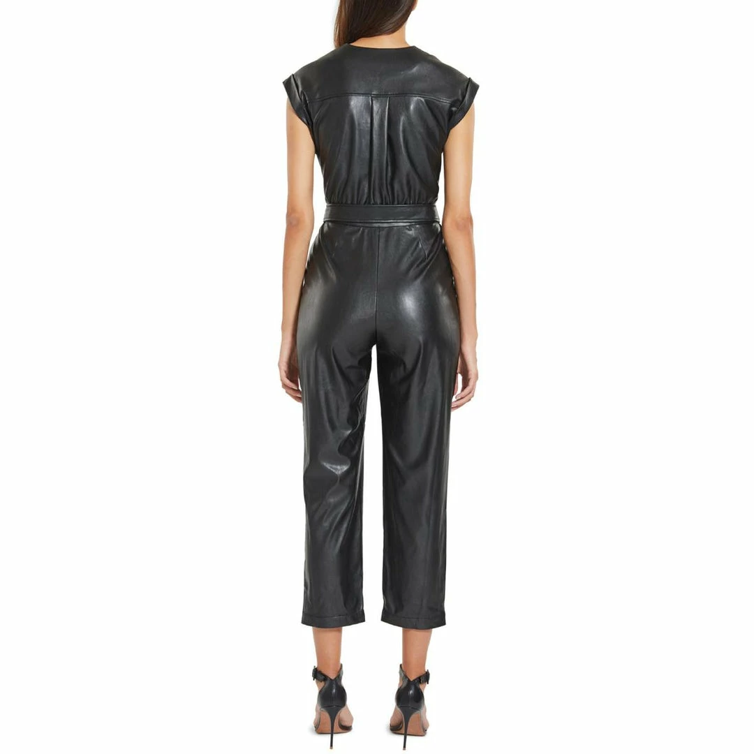 Best reviews of 😉 BCBGMAXAZRIA 👩 Womens Faux Leather Surplice Jumpsuit 🌟 4 Best reviews of 😉 BCBGMAXAZRIA 👩 Womens Faux Leather Surplice Jumpsuit 🌟 - Image 2