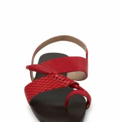 Brand new 🎉 BCBGMaxazria MARLIN VERMELHO LEATHER FLAT 🩴 SANDAL for 👩 women 🎁 -Bcbgmaxazria Sales Store 70a660b6218044da9e32fe2e2833dbcd 1080x