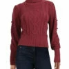 Best reviews of 💯 BCBGMAXAZRIA 👩 Womens Cable Knit Pullover Turtleneck Sweater 🎁
