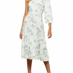 Flash Sale ๐ BCBGMAXAZRIA ๐ฉ Womens Floral Knee Midi ๐ Dress ๐งจ