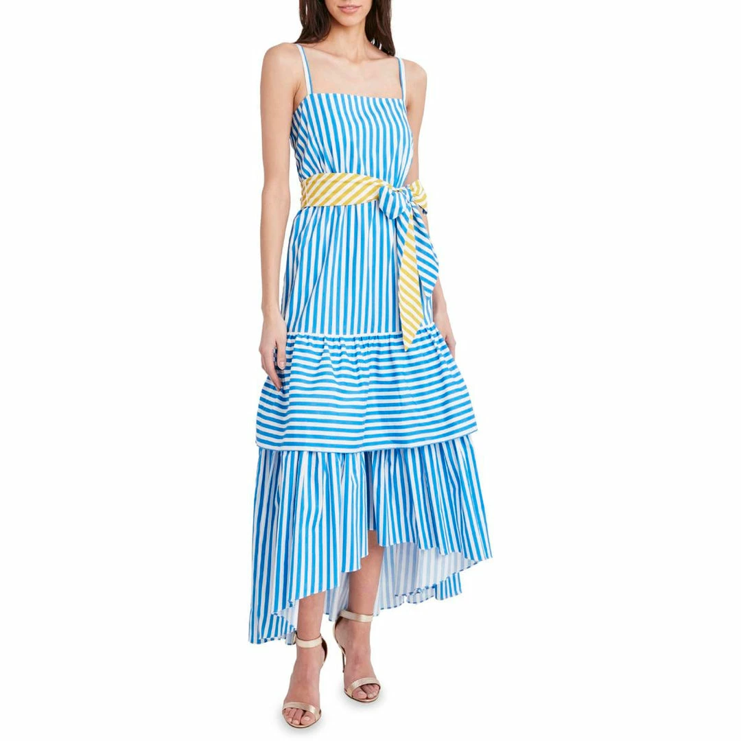 Flash Sale ๐ฅ BCBGMAXAZRIA ๐ฉ Womens Striped Long Maxi ๐ Dress โค๏ธ 6 Flash Sale ๐ฅ BCBGMAXAZRIA ๐ฉ Womens Striped Long Maxi ๐ Dress โค๏ธ - Image 4