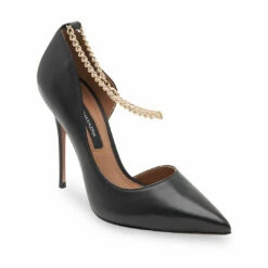 Hot Sale 😍 BCBGMaxazria NEXXA BLACK D'ORSAY LEATHER PUMP for 👩 women 💯