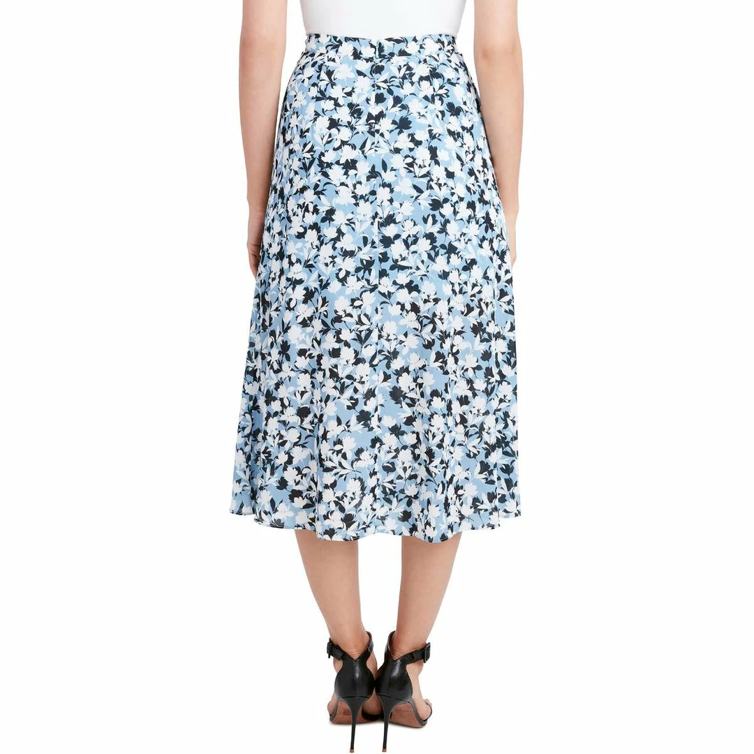Deals 👍 BCBGMAXAZRIA 👩 Womens Floral Front Slit Midi 👗 Skirt ❤️ 5 Deals 👍 BCBGMAXAZRIA 👩 Womens Floral Front Slit Midi 👗 Skirt ❤️ - Image 3