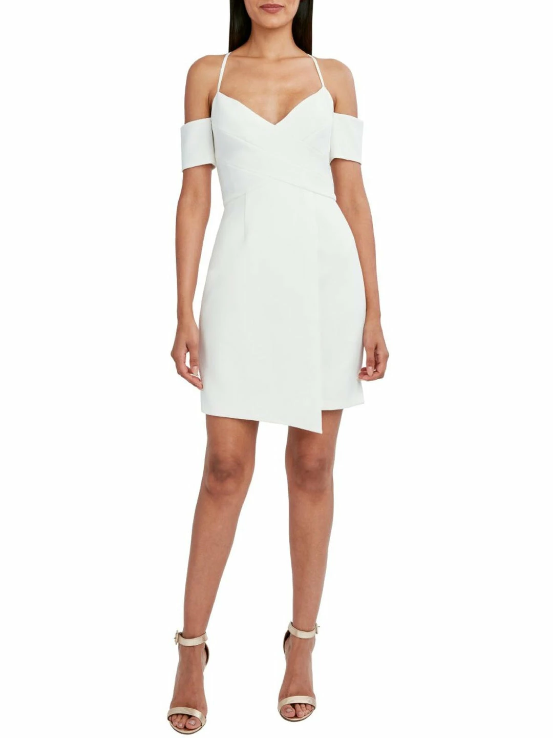 Best Sale โ BCBGMAXAZRIA Makayla ๐ฉ Womens Off-The-Shoulder Faux-Wrap Mini ๐ Dress ๐ 3 Best Sale โ BCBGMAXAZRIA Makayla ๐ฉ Womens Off-The-Shoulder Faux-Wrap Mini ๐ Dress ๐