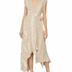 Wholesale 💯 BCBGMAXAZRIA 👩 Womens Snake Print Hi-Low Wrap 👗 Dress ⌛