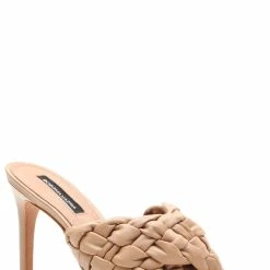 Buy 🛒 BCBGMaxazria BARBA PALOMINO LEATHER STILETTO 🩴 SANDALS for 👩 women 🥰