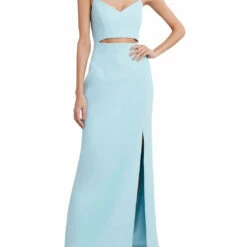 Promo 🧨 BCBGMAXAZRIA 👩 Womens Crepe Cut Out Evening 👗 Dress 🛒