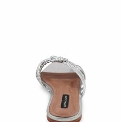 Flash Sale 🥰 BCBGMaxazria TARTINA SILVER LEATHER STRAPPY FLAT 🩴 SANDAL for 👩 women ⭐ -Bcbgmaxazria Sales Store b8de99bd91254539aeac3ff062f8f6e4 1080x