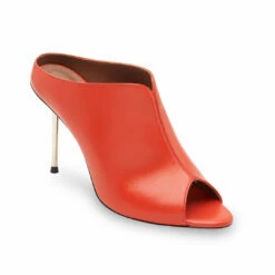 Promo ✨ BCBGMaxazria TEELA RED LEATHER MULE HEEL for 👩 women 🌟
