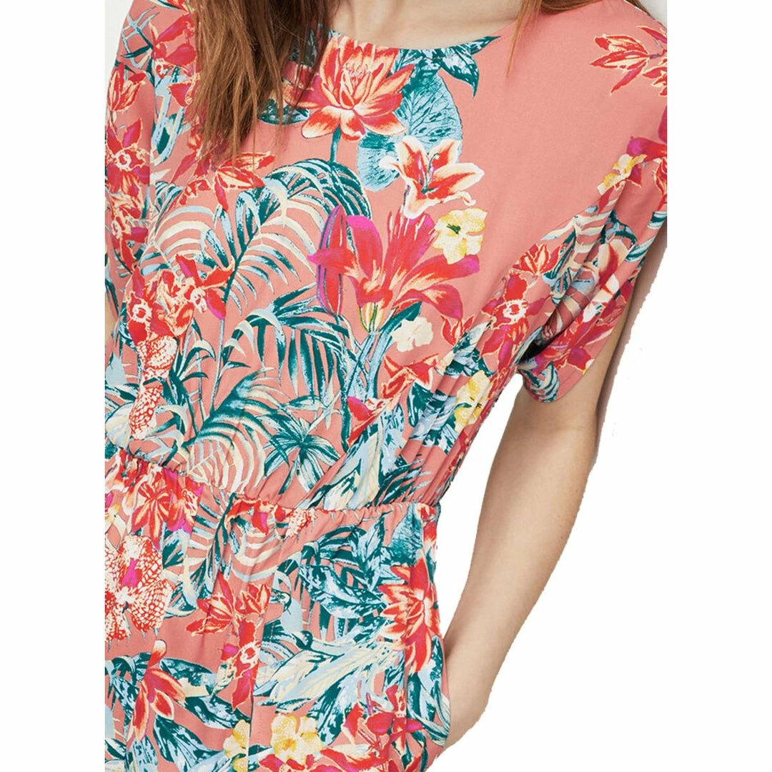 New ✨ BCBGMAXAZRIA 👩 Womens Flutter Sleeve Printed Romper 👍 5 New ✨ BCBGMAXAZRIA 👩 Womens Flutter Sleeve Printed Romper 👍 - Image 3
