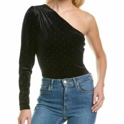 Budget 🧨 BCBGMAXAZRIA One-Sleeve Bodysuit for 👩 women 💯