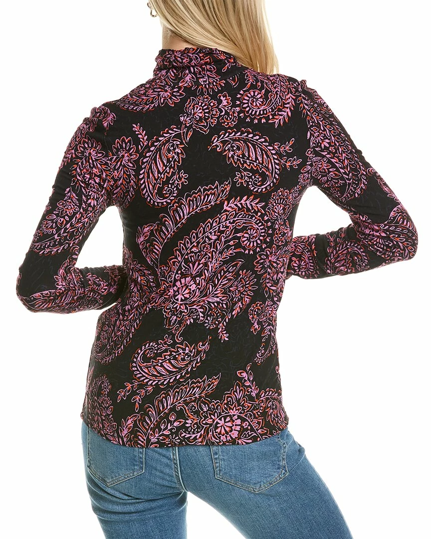 Best deal 😉 BCBGMAXAZRIA Mock Neck Top for 👩 women 🔔 4 Best deal 😉 BCBGMAXAZRIA Mock Neck Top for 👩 women 🔔 - Image 2