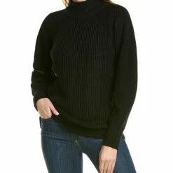 Buy 😍 BCBGMAXAZRIA Oversized Turtleneck Wool-Blend Sweater for 👩 women 🔥